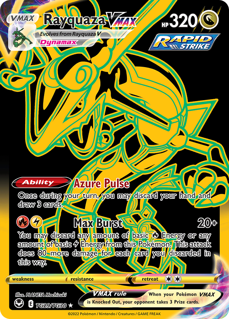 Rayquaza VMAX TG29/30 Rare Secret | Silver Tempest Trainer Gallery | Pokemon Card