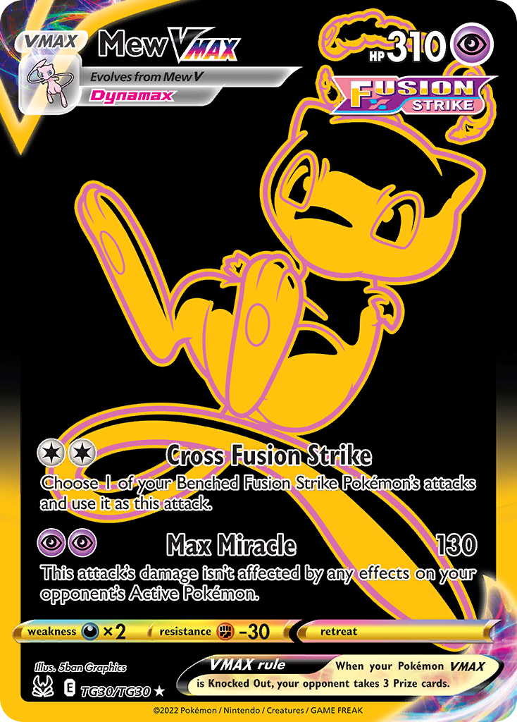 Buy Mew VMAX TG30/30 Rare Secret