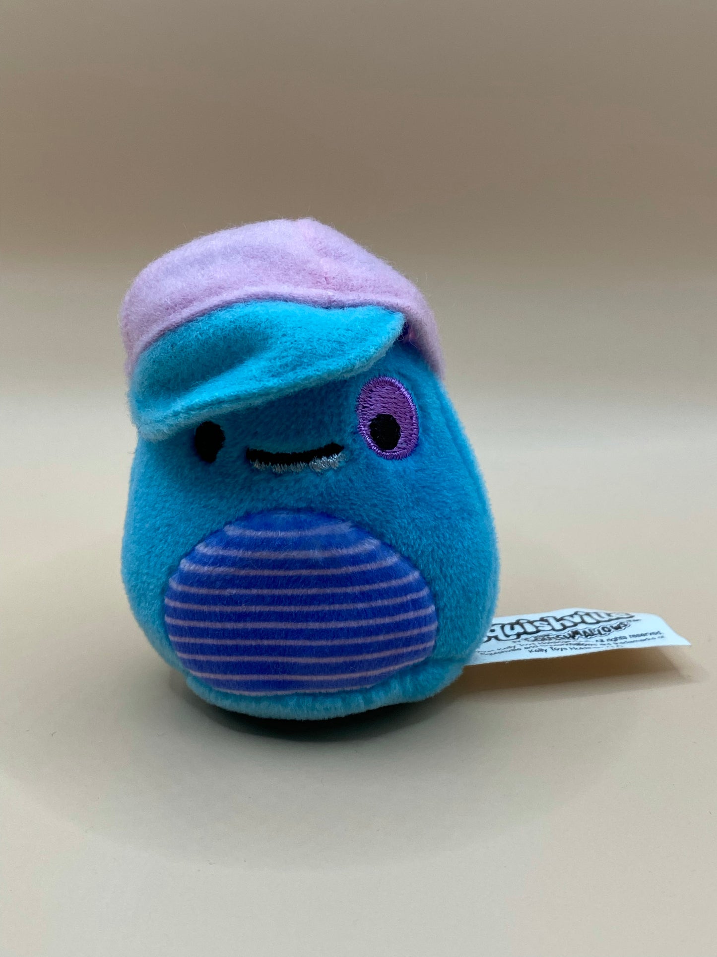 Morty Monster with Pink Cap ~ 2" Individual Squishville by Squishmallows