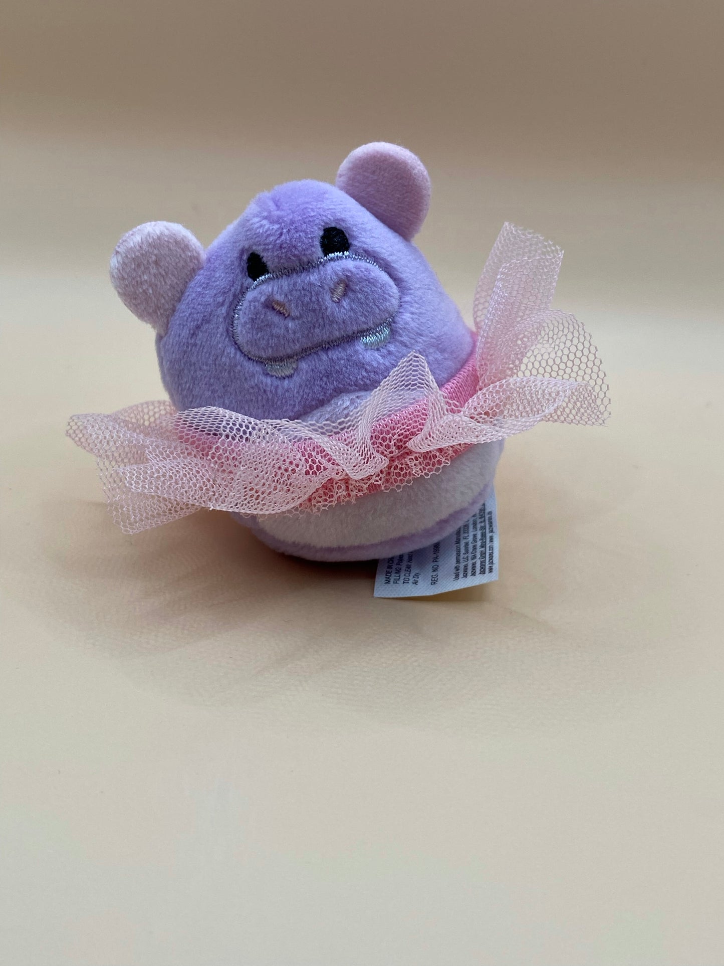 Purple Hippo with Pink Tutu ~ 2" Individual Squishville by Squishmallows