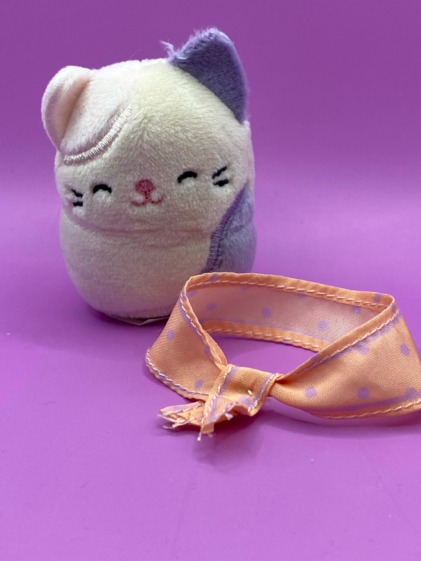 Calico Cat with Pink Bandana ~ 2" Individual Squishville by Squishmallows