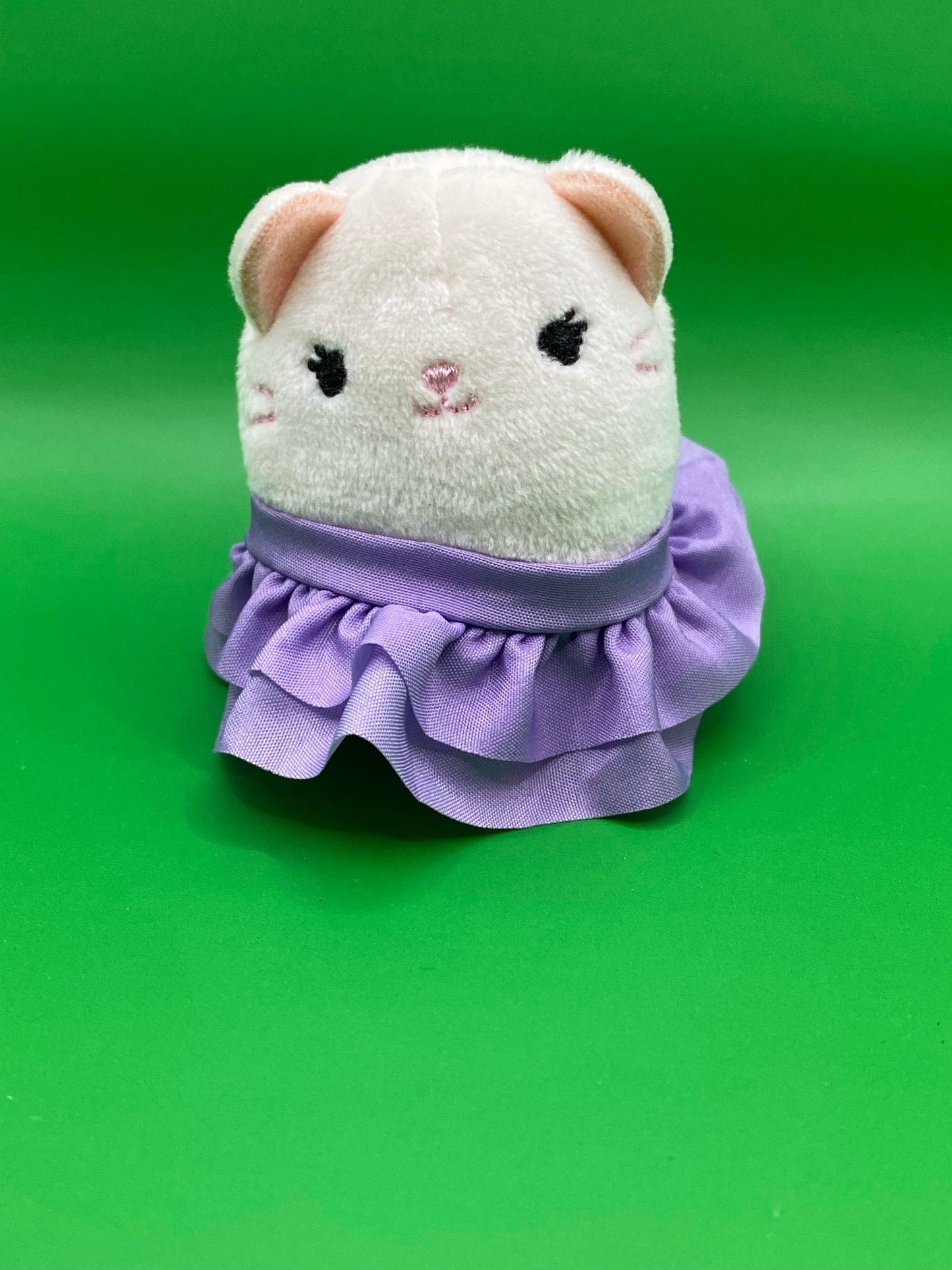 Light Pink Cat with Purple Skirt ~ 2" Individual Squishville by Squishmallows