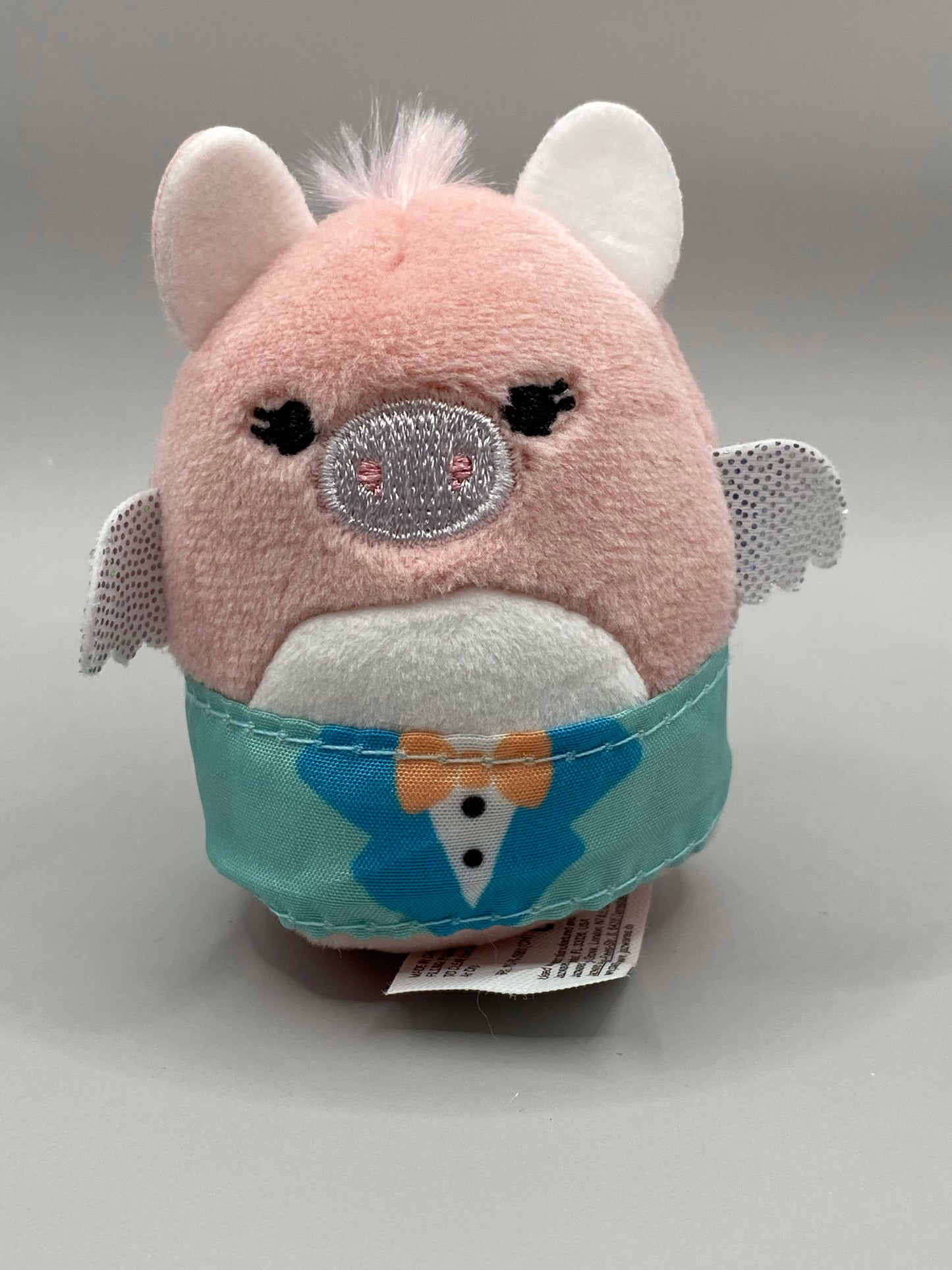Pink Pegasus with Blue Suit ~ 2" Individual Squishville by Squishmallows
