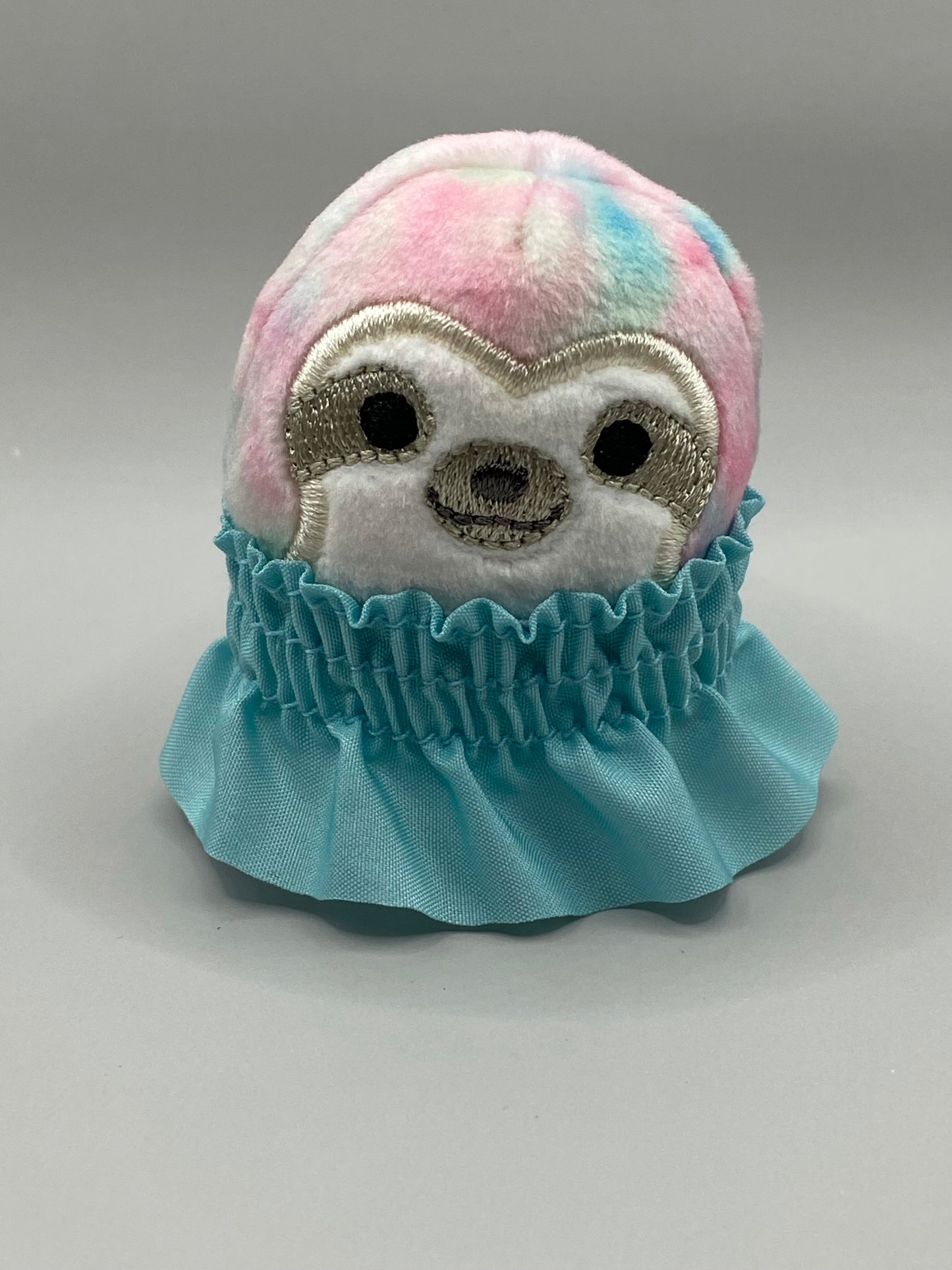 Sloth (Grey Eye Marking) with Blue Dress ~ 2" Individual Squishville by Squishmallows