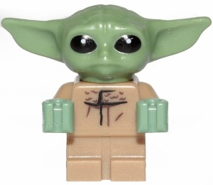 Din Grogu / The Child / 'Baby Yoda' LEGO Minifigure | Star Wars The Mandalorian