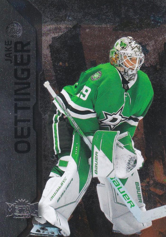 Jake Oettinger #008 Dallas Stars | 2023-24 SkyBox Metal Universe | NHL Trading Card