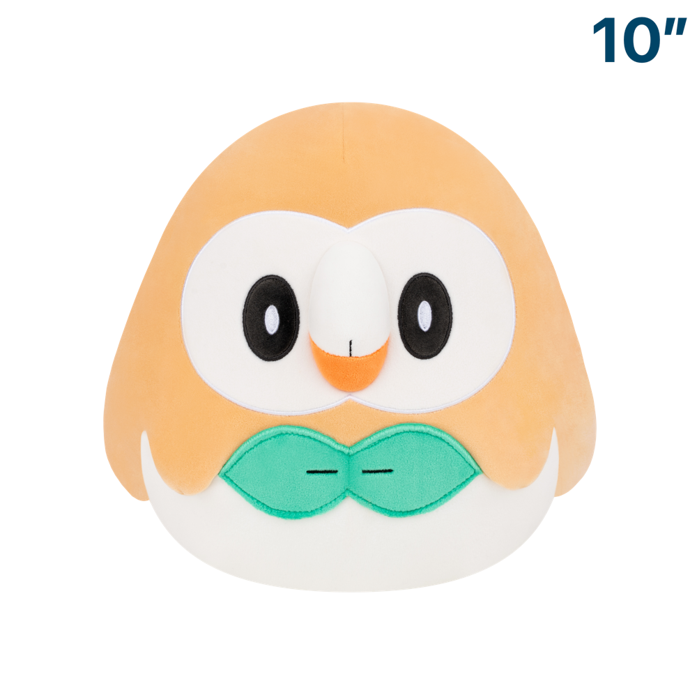 Rowlet ~ 10" Pokemon Squishmallow Plush
