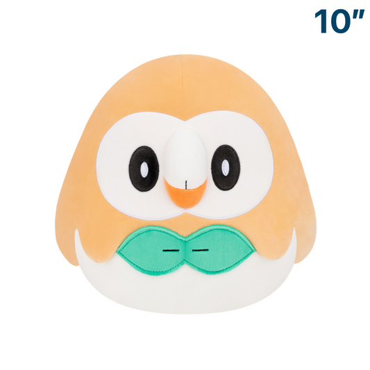 Rowlet ~ 10" Pokemon Squishmallow Plush