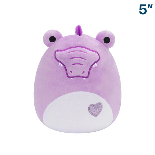 Bunny the Purple Alligator ~ 5" Squishmallow Plush 2024 Valentines Day