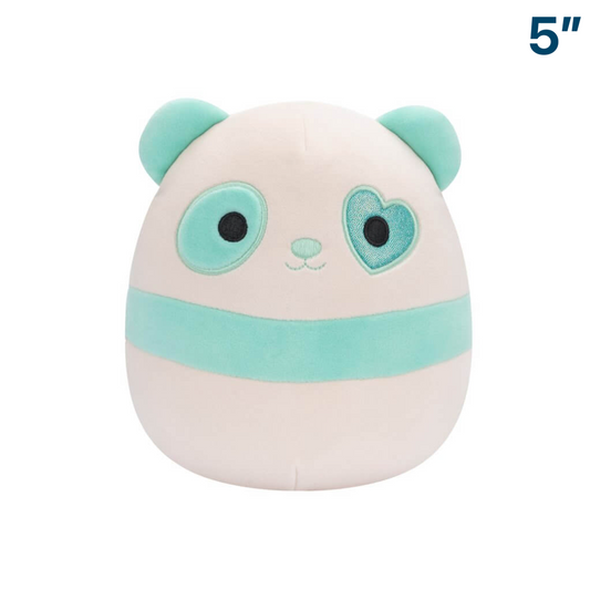 Schwindt the Green White Panda ~ 5" Squishmallow Plush 2024 Valentines Day ~ In Stock