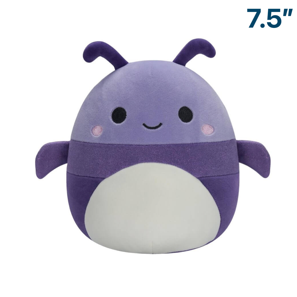 Axel the Purple Beetle ~ 7.5" Squishmallow Plush ~ IN STOCK