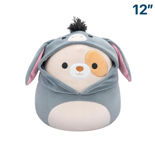 Harris the Dog in Donkey Costume ~ 12" 2024 Easter Squishmallow Plush ~ In Stock ~ Limit 1 Per Customer