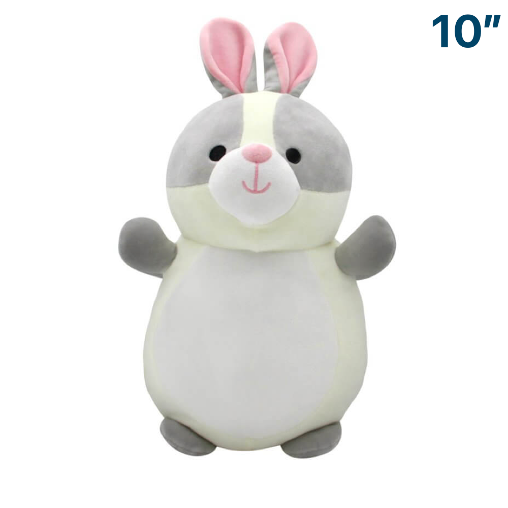 Lorita the Grey and White Bunny Rabbit HUGMEE ~ 10" Squishmallow Hugmees Squad