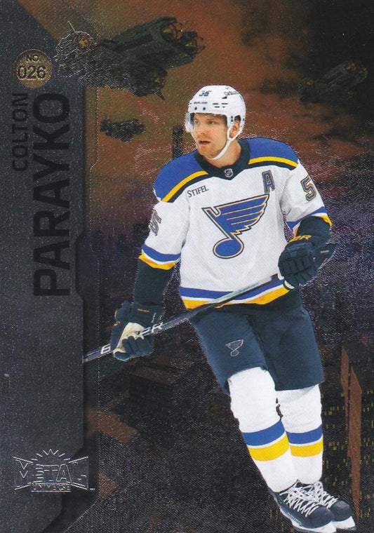 Colton Parayko #026 St. Louis Blues | 2023-24 SkyBox Metal Universe | NHL Trading Card