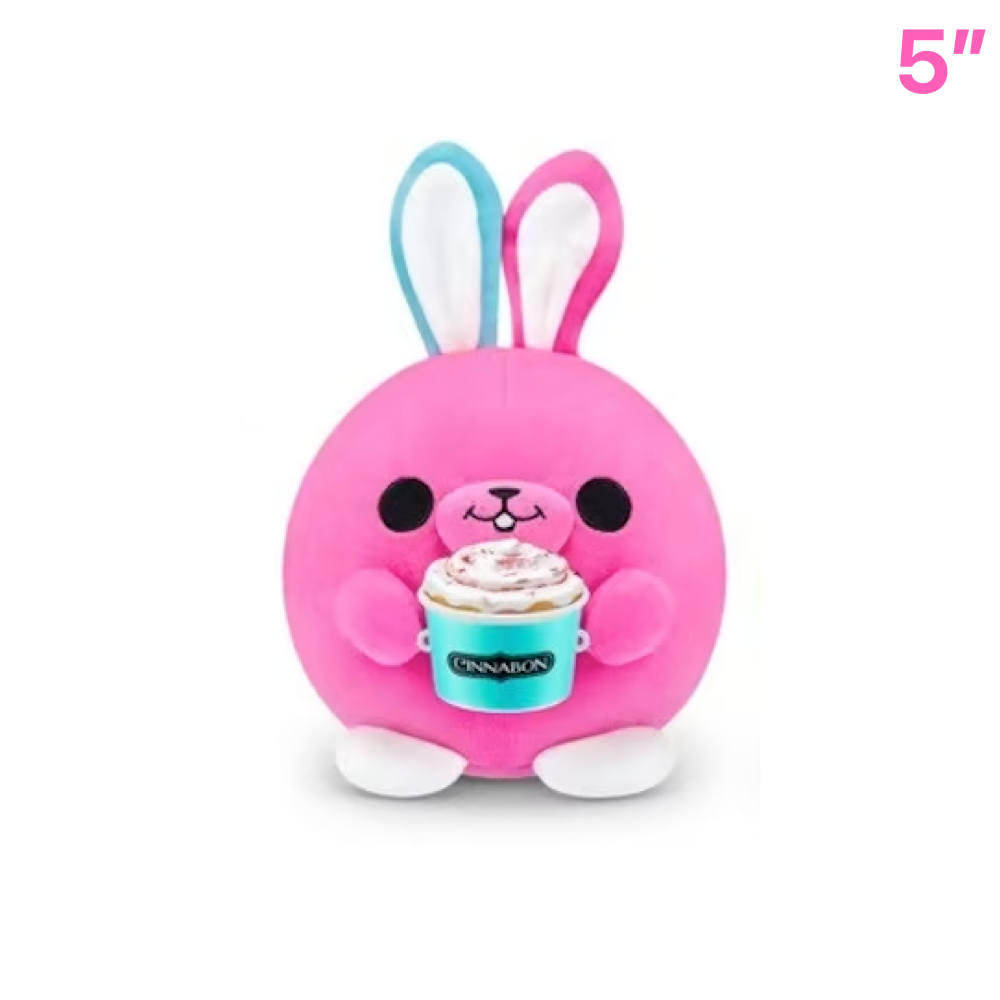 Cinnabon Bunny ~ Zuru Snackles Plush Mini Plush 5" ~ Pre-Order