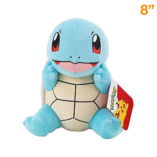 Squirtle (Mouth Open) ~  8" Pokemon Plush Toy