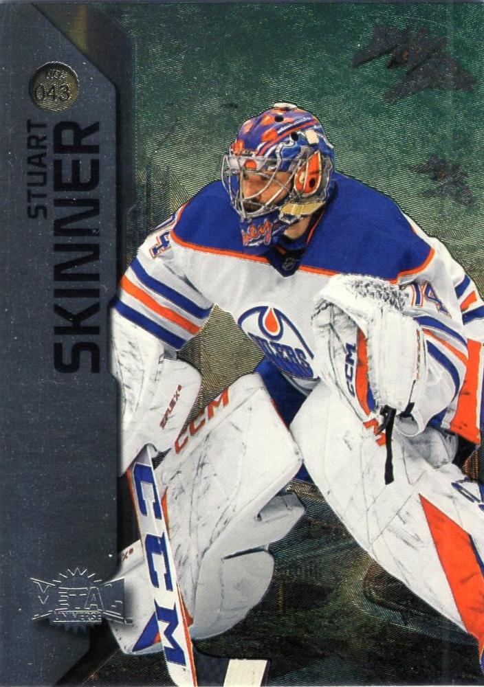 Stuart Skinner #043 Edmonton Oilers | 2023-24 SkyBox Metal Universe | NHL Trading Card
