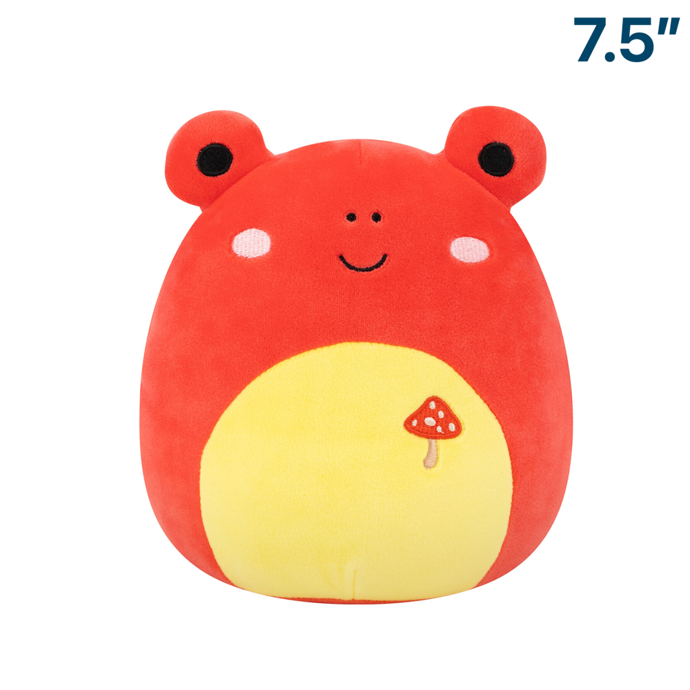 Obu the Red Tropical Frog (Mushroom) ~ 7.5" Squishmallow Plush