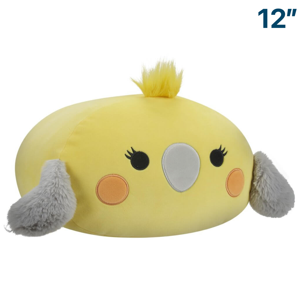 Charlize the Yellow Cockatiel ~ 12" Stackables Squad Squishmallow Plush ~ In Stock!