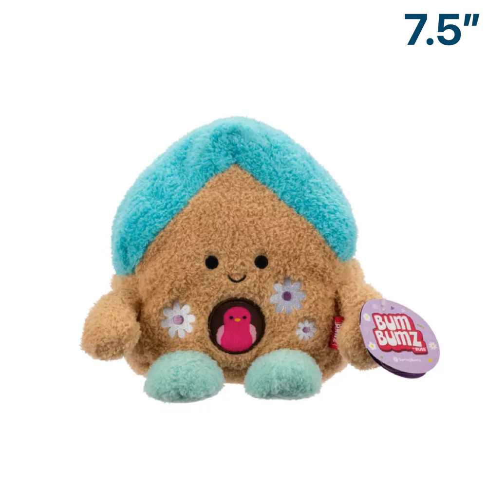 Blair Bird House ~ 7.5" BumBumz Spring Plush