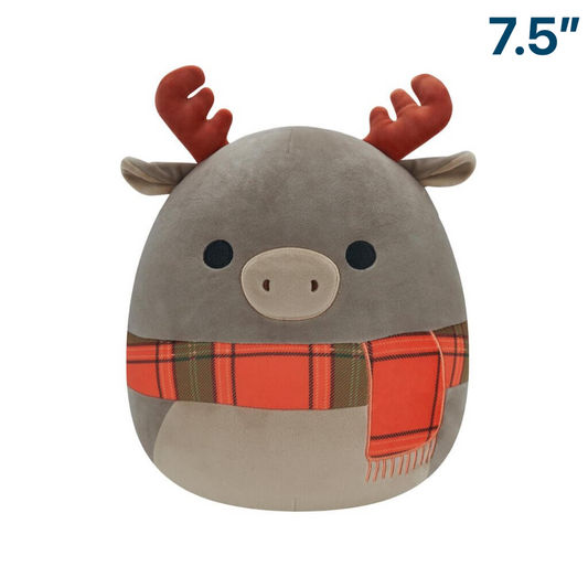 Patterson the Moose with Scarf ~ 7.5" Fall / Autumn Harvest Squad Squishmallow Plush
