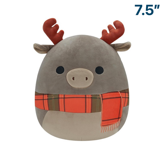 Patterson the Moose with Scarf ~ 7.5" Fall / Autumn Harvest Squad Squishmallow Plush ~ Limit ONE Per Customer