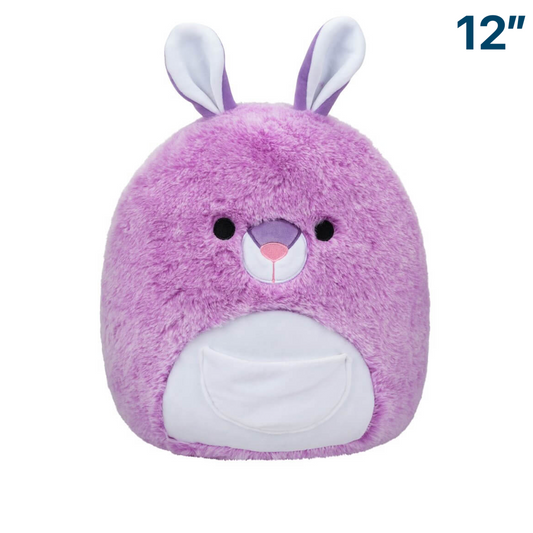 Kiki the Purple Kangaroo ~ 12" FuzzAMallows Squad Wave 16 B Squishmallow Plush ~ In Stock!