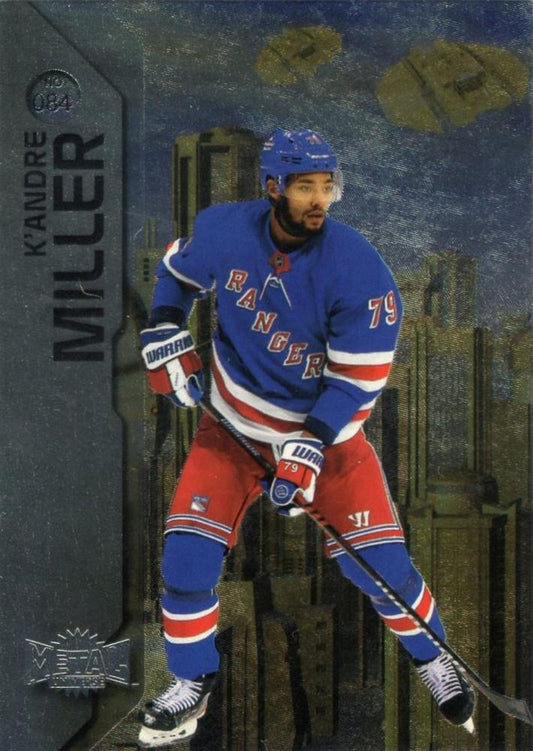 K'Andre Miller #084 New York Rangers | 2023-24 SkyBox Metal Universe | NHL Trading Card
