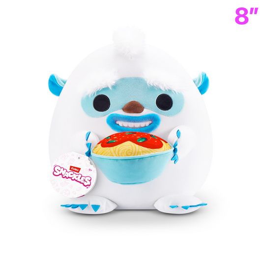 Hetty the Yeti with Spaghetti ~ Series 3 Zuru Snackles Plush Mini Plush 8"