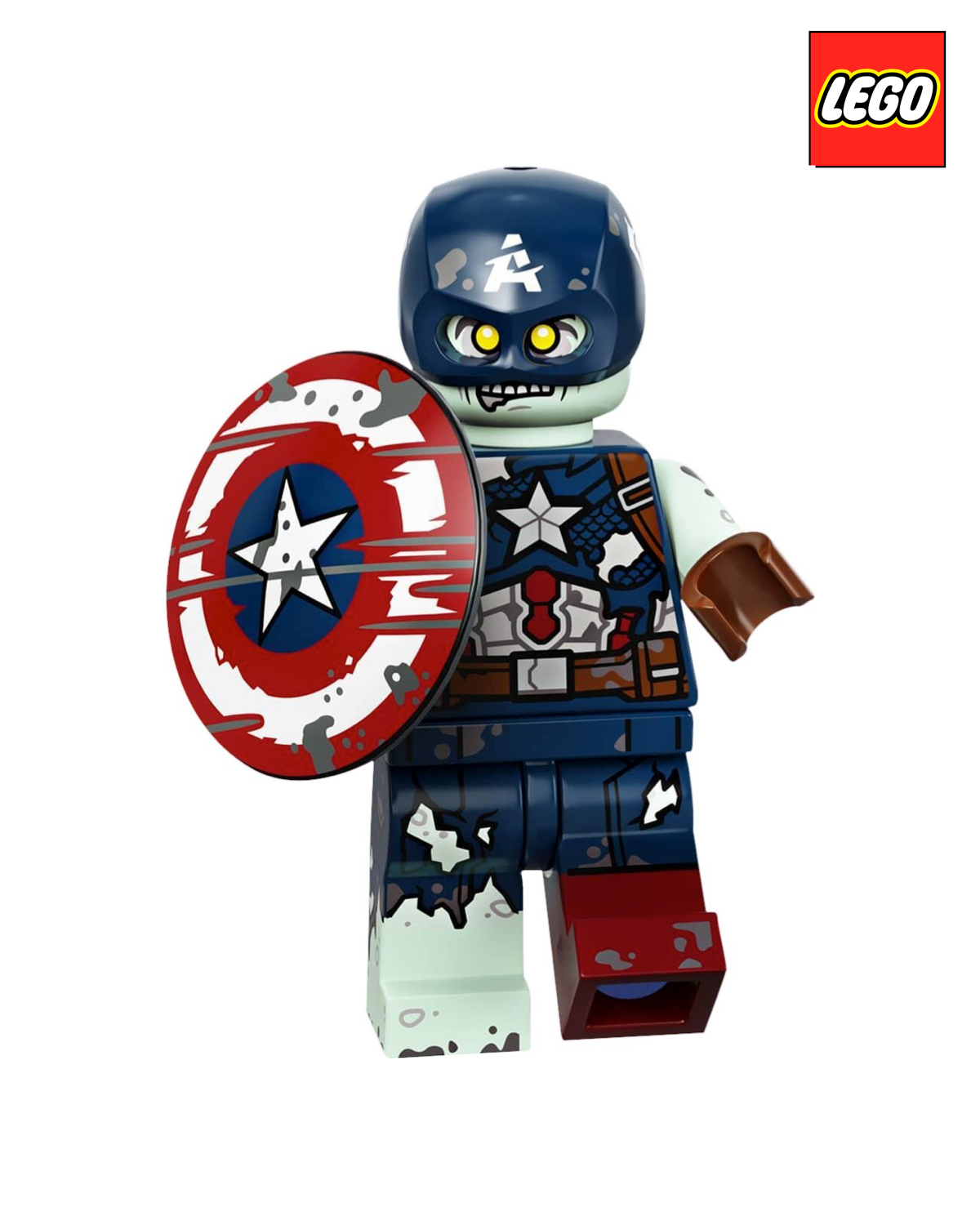 Zombie Captain America - Marvel Studios - Series 1  | LEGO Minifigure | NEW CMF