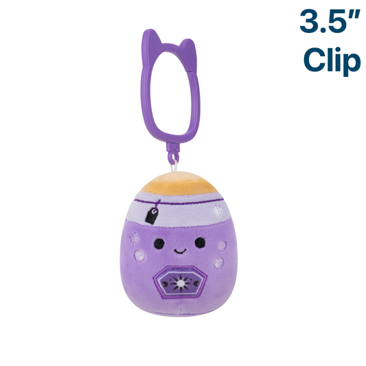 Kensington the Neon Purple Potion ~ 3.5" Clip On Squishmallow Plush