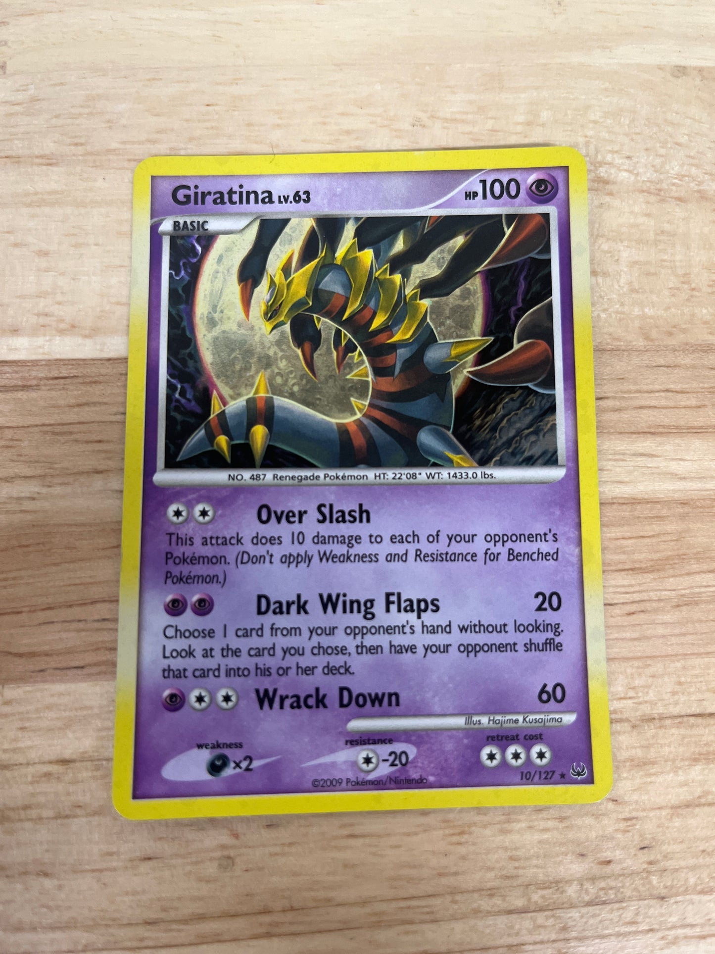 Giratina 10/127 Rare Holo | Platinum | Pokemon Card