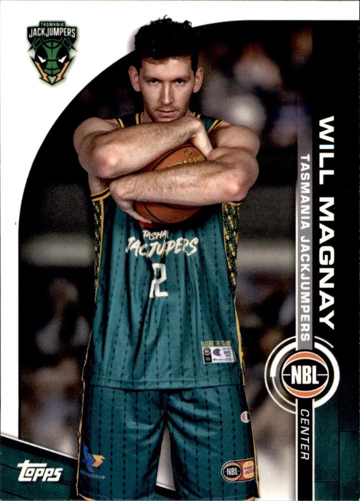 Will Magnay #100 Tasmania JackJumpers | 2023-24 Topps NBL | NBL Trading Card