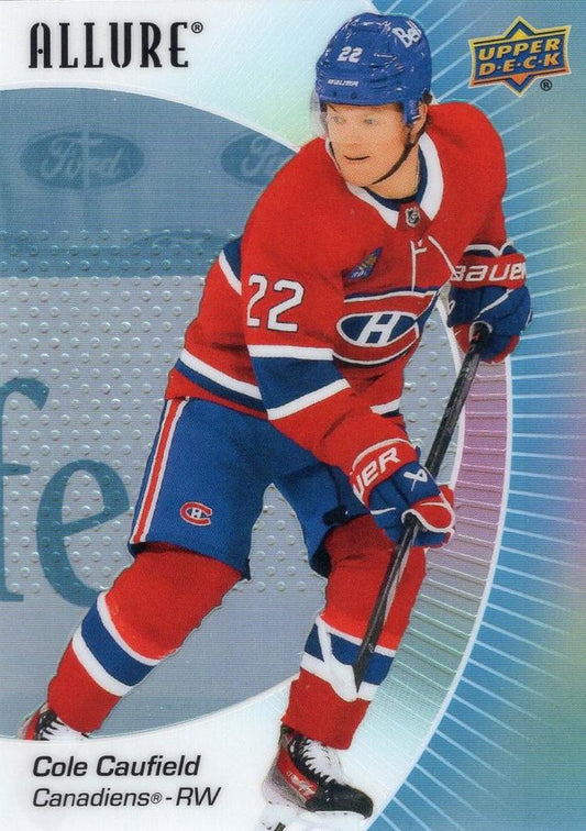 Cole Caufield #100 Montreal Canadiens | 2023-24 Upper Deck Allure | NHL Trading Card