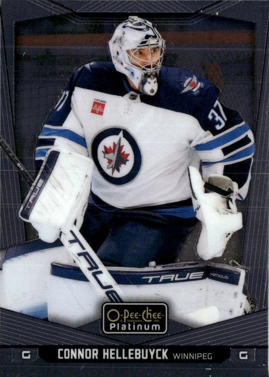Connor Hellebuyck #100 Winnipeg Jets | 2024-25 O-Pee-Chee Platinum | NHL Trading Card