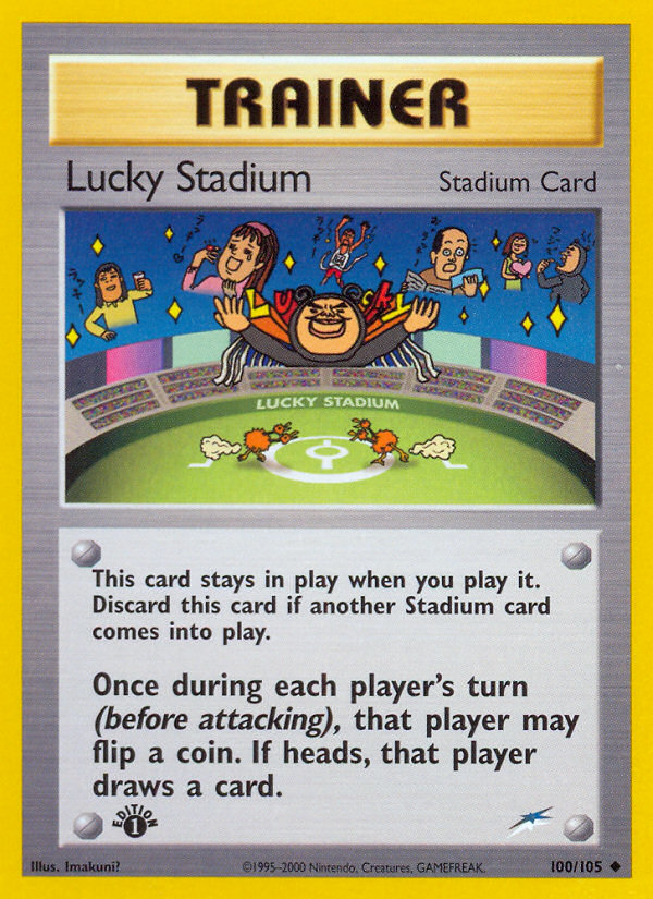 Lucky Stadium 100/105 Uncommon | Neo Destiny | Pokemon Card