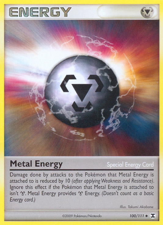 Metal Energy 100/111 Uncommon | Rising Rivals | Pokemon Card
