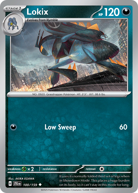 Lokix 100/159 Uncommon | Journey Together | Pokemon Card