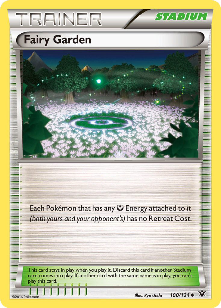 Fairy Garden 100/124 Uncommon | Fates Collide | Pokemon Card