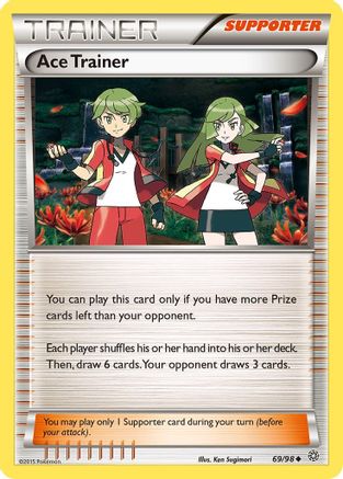 Ace Trainer 69/98 Reverse Holo | Ancient Origins | Pokemon Card