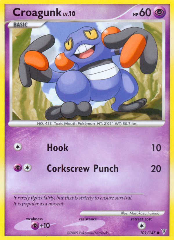 Croagunk 101/147 Common | Supreme Victors | Pokemon Card