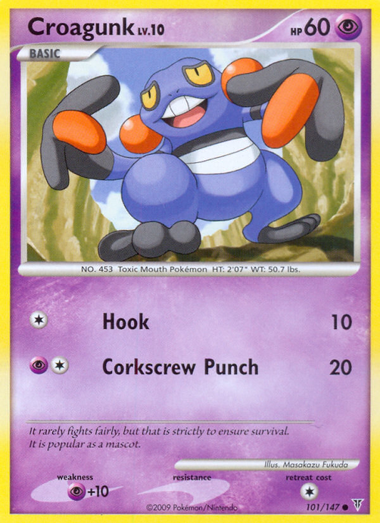 Croagunk 101/147 Common | Supreme Victors | Pokemon Card
