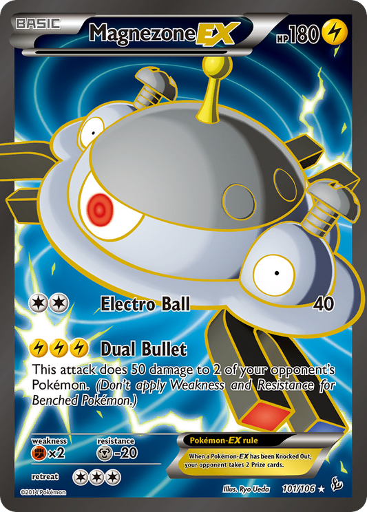 Magnezone-EX 101/106 Rare Ultra | Flashfire | Pokemon Card