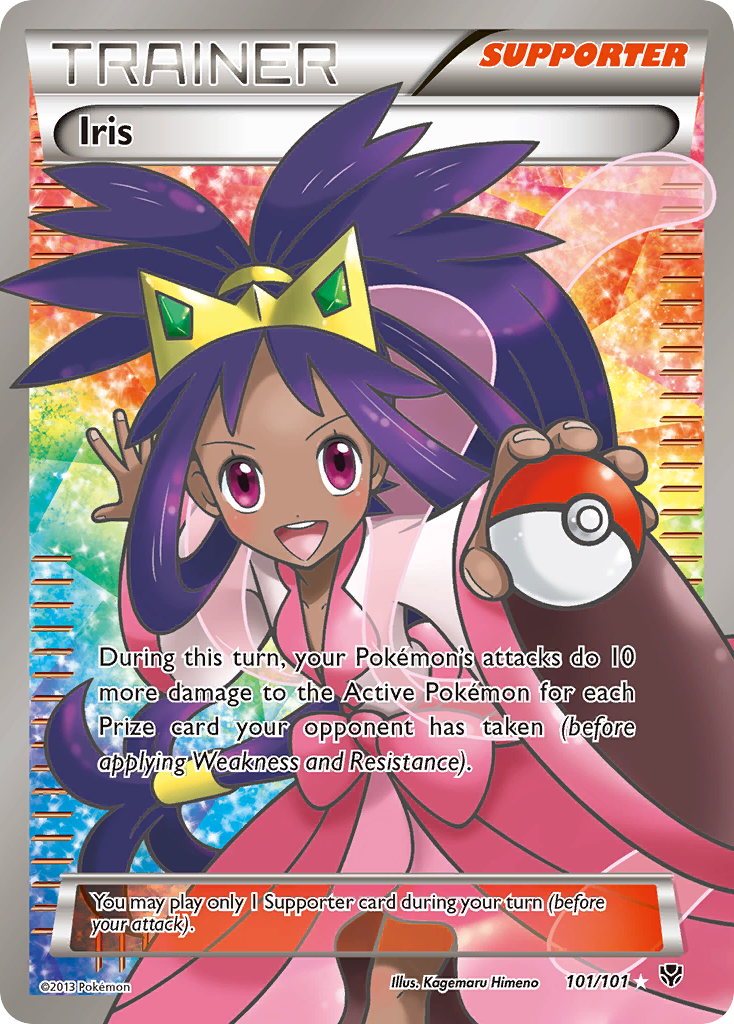 Iris 101/101 Rare Ultra | Plasma Blast | Pokemon Card
