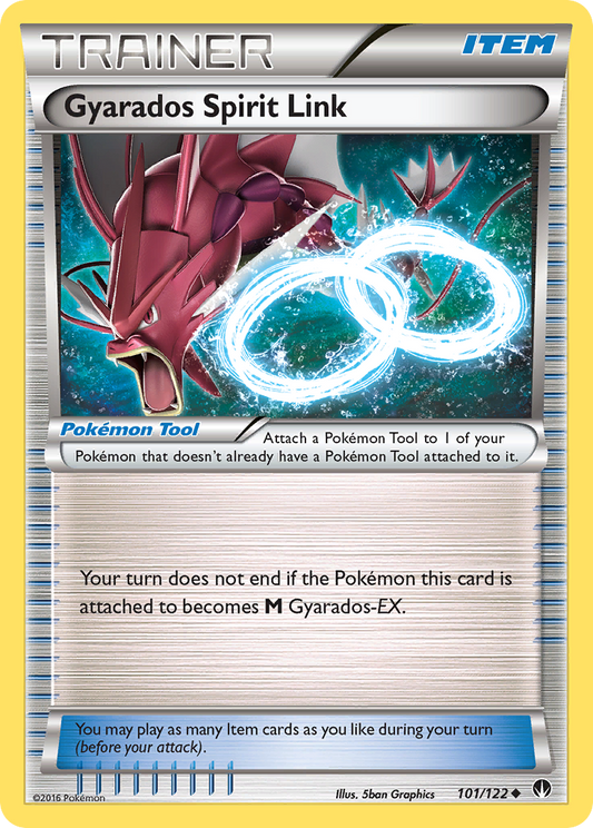 Gyarados Spirit Link 101/122 Uncommon | BREAKpoint | Pokemon Card