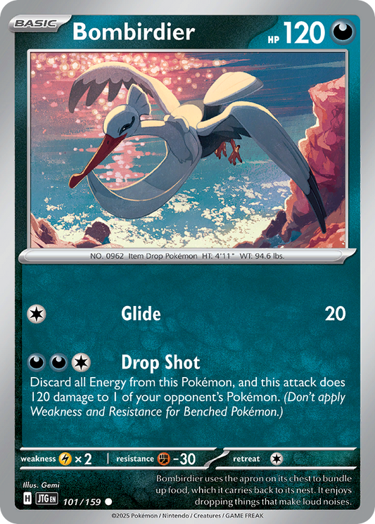 Bombirdier 101/159 Common | Journey Together | Pokemon Card