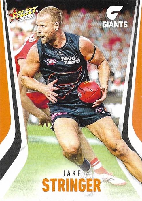 Jake Stringer #102 Greater Western Sydney Giants | 2026 Select AFL Footy Stars | Trading Card