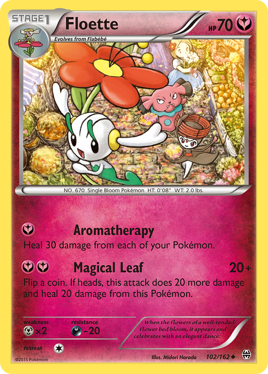 Floette 102/162 Uncommon | BREAKthrough | Pokemon Card