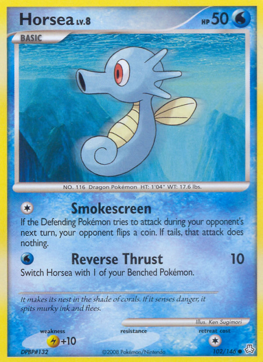 Horsea 102/146 Common | Legends Awakened | Pokemon Card