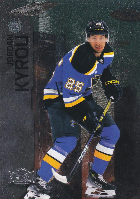 Jordan Kyrou #103 St. Louis Blues | 2023-24 SkyBox Metal Universe | NHL Trading Card